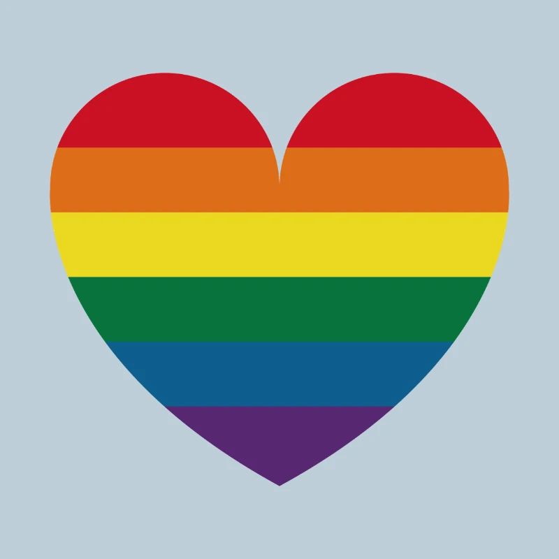 Rainbow heart
