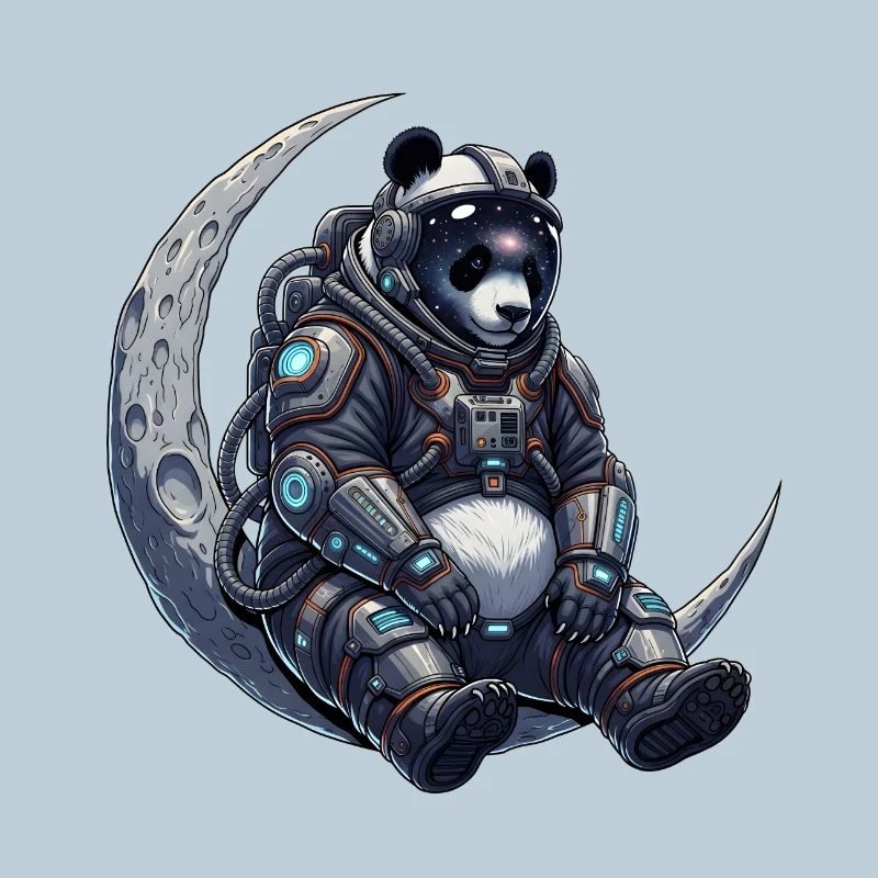 Panda Astronaut 