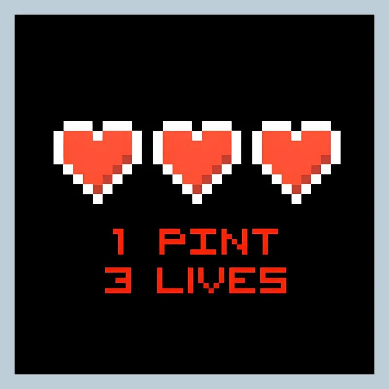 Pixel Hearts 1 Pint 3 Leben