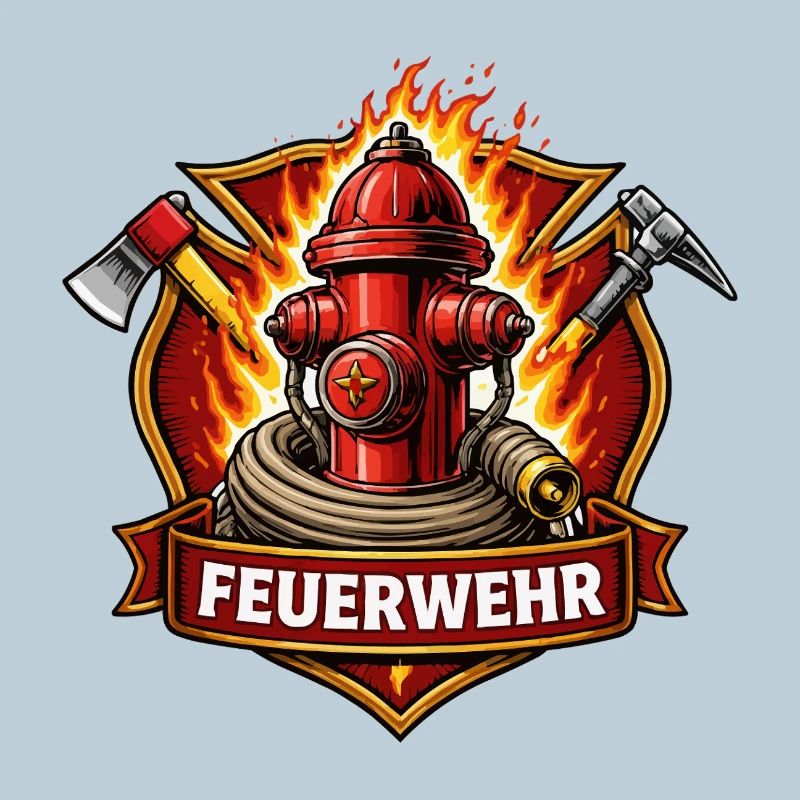 Emblème de la bouche d’incendie de la brigade d’incendie
