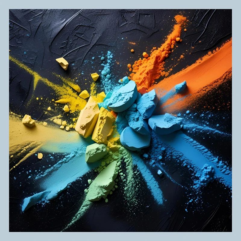 Regenbogenstaub-Explosion