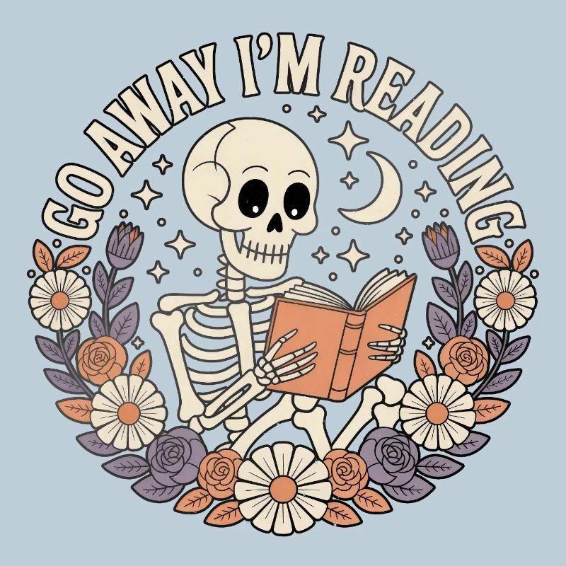 Je lis Skeleton with Florals