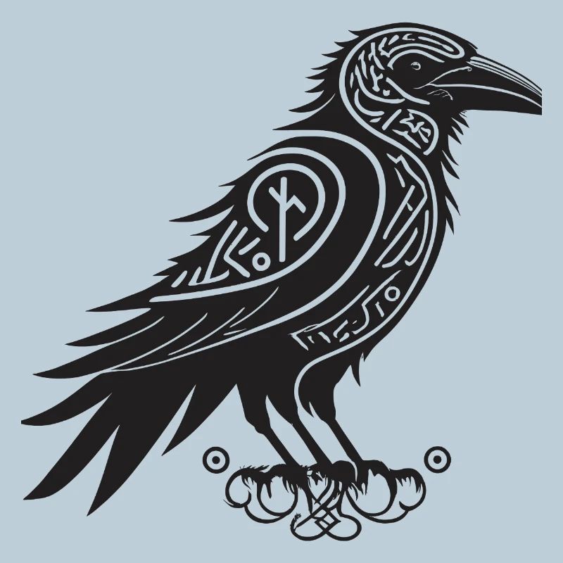 Raven Tribal Black