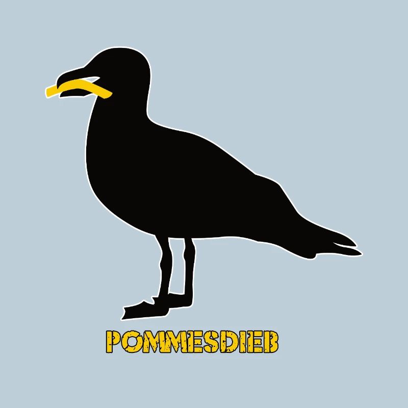 Frites Voleuse de mouette - Noire