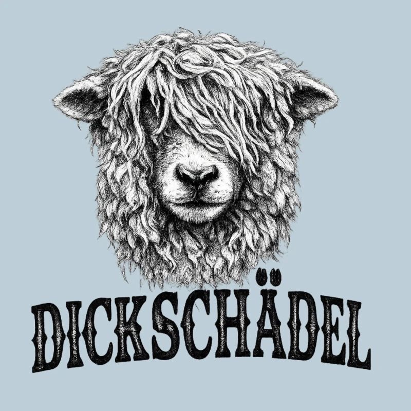Funny Sheep Stubborn Skull