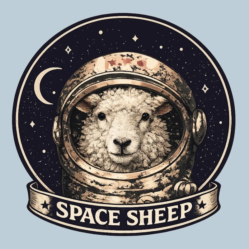 Space Sheep Astronaut
