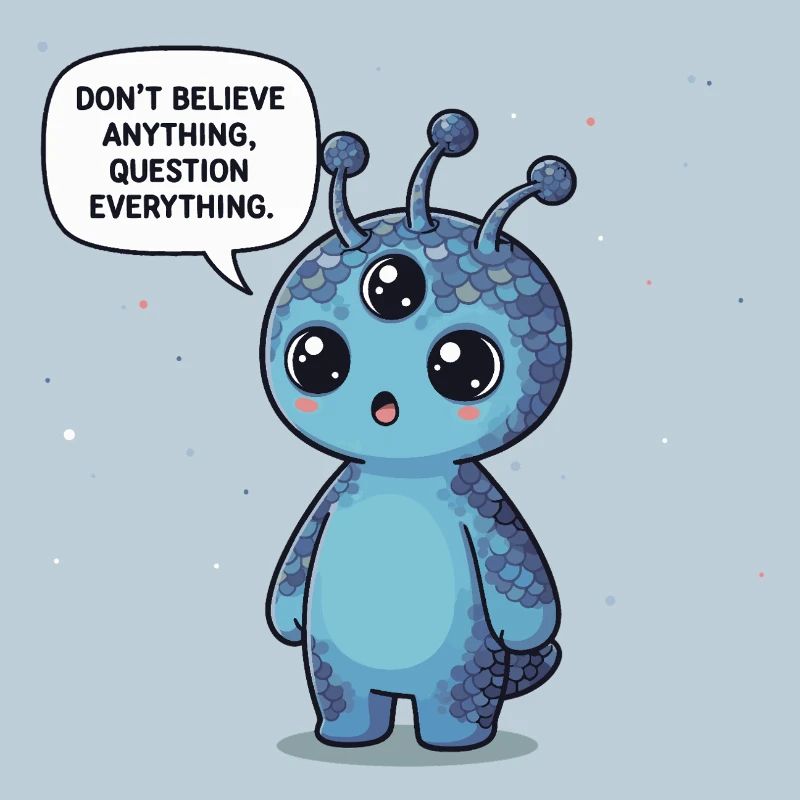 Extraterrestre mignon : Déclaration - Remettez tout en question