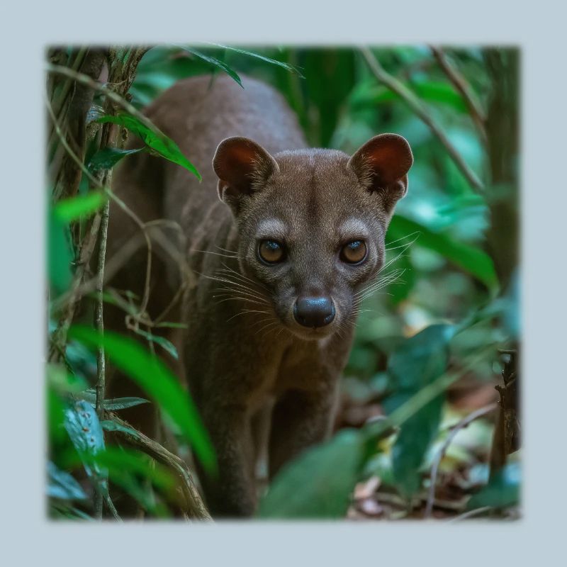 Fossa rare – Chasse silencieuse dans la forêt tropicale