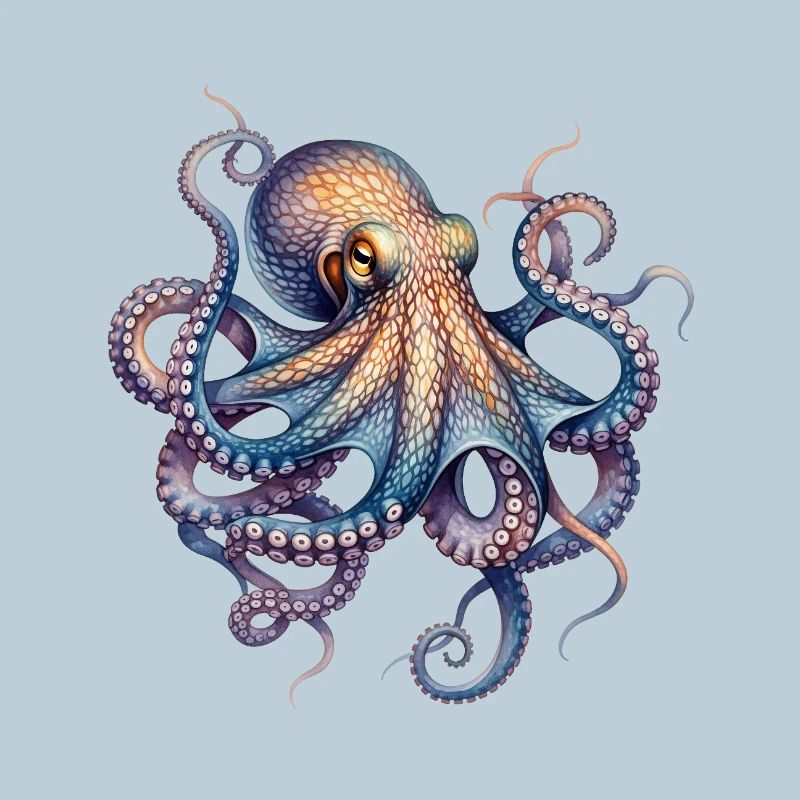 Ink Octopus Print