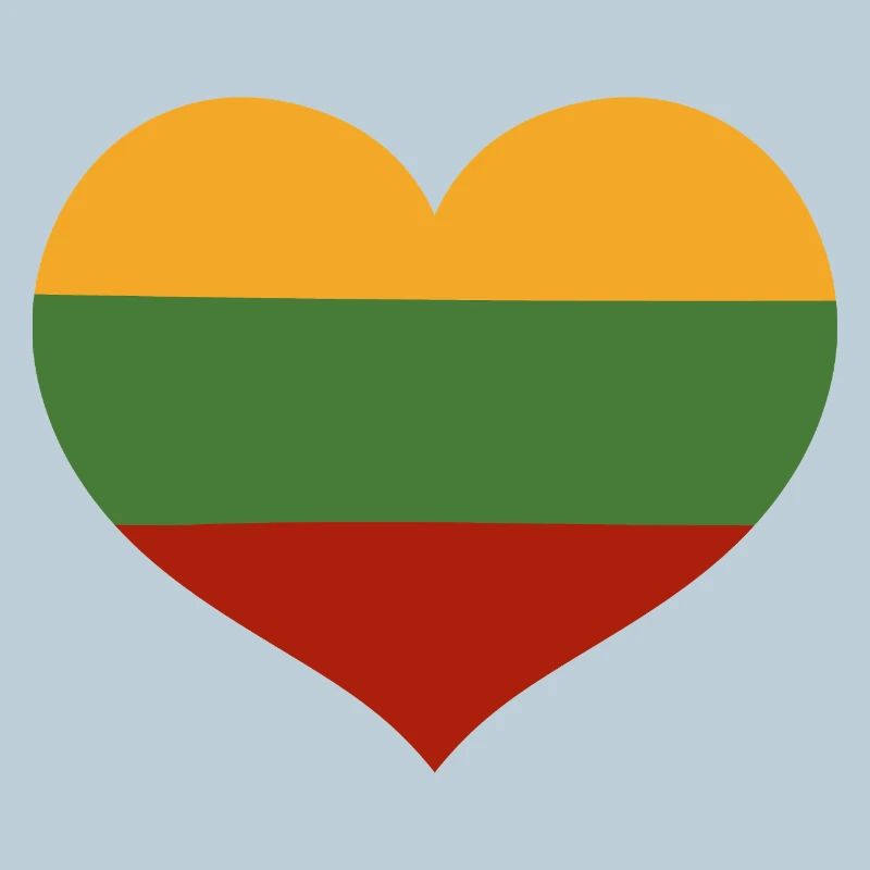 Litauische Herzflagge