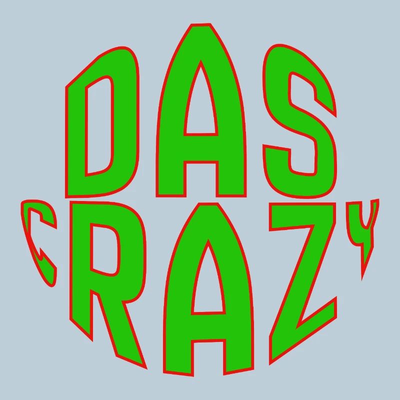 The Crazy Green Comic Font Design