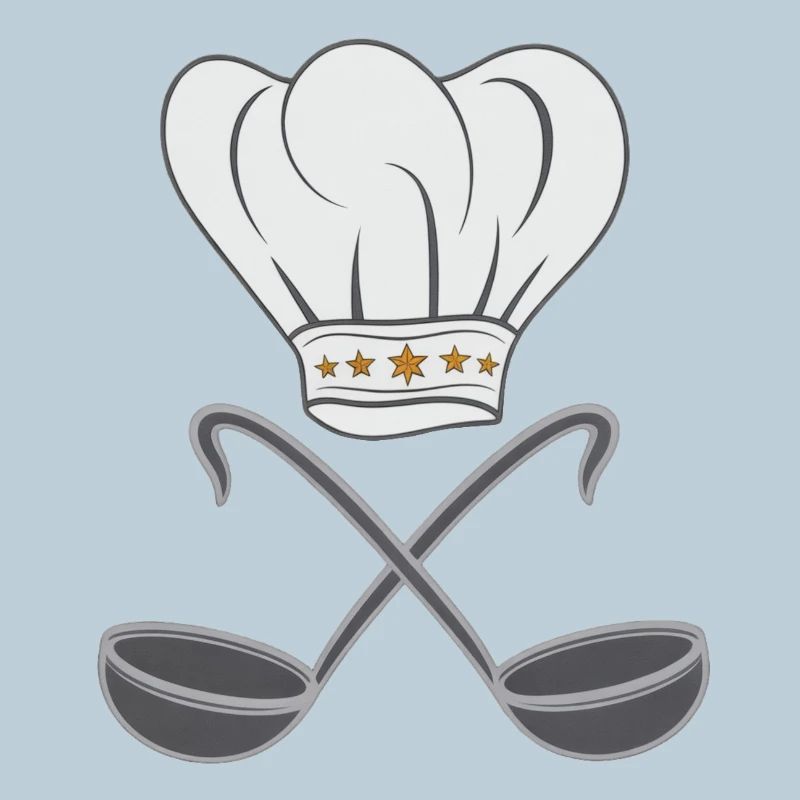 Chef's hat, spoon