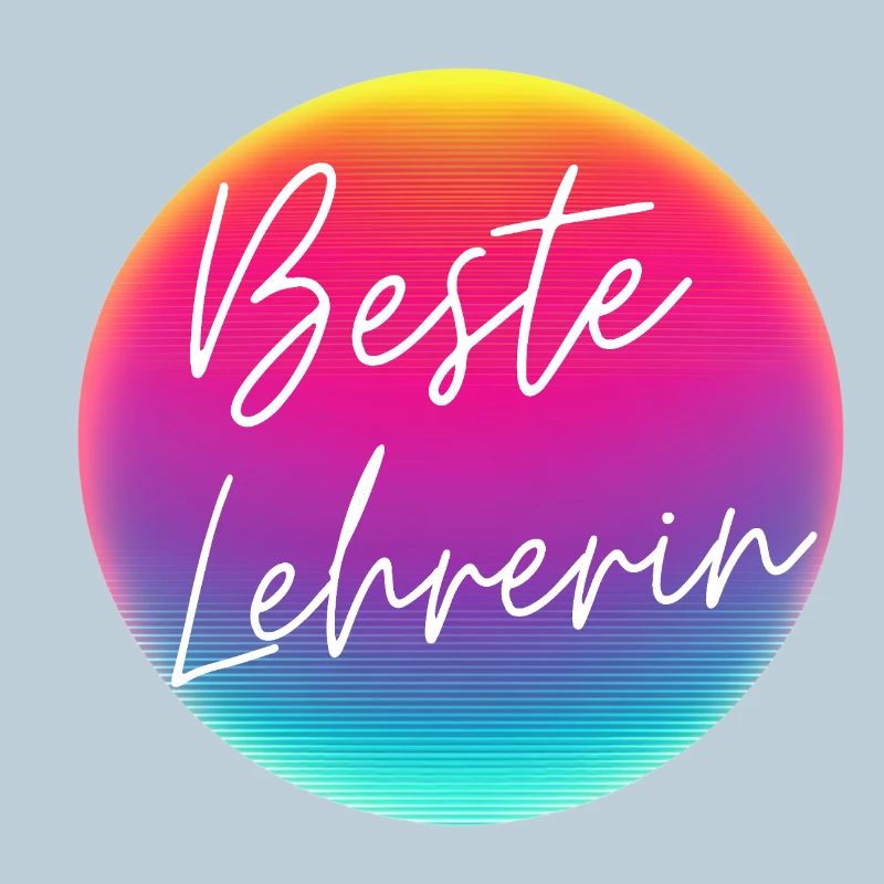 Best teacher! Neon circle customizable