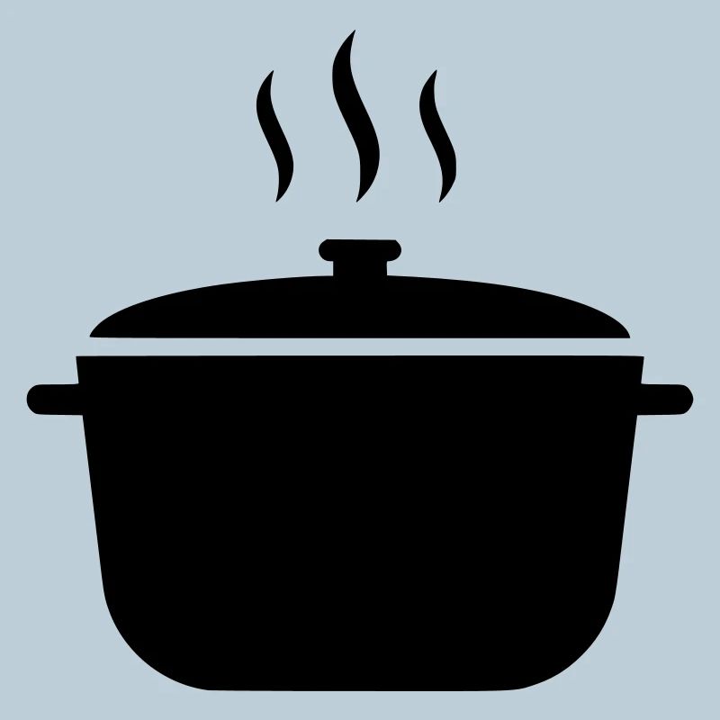 Kochtopf Suppe Dampf Icon