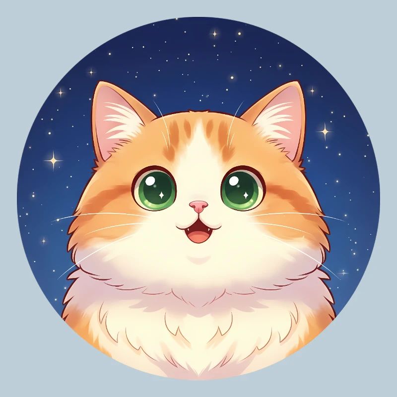 Starry Night Kitten