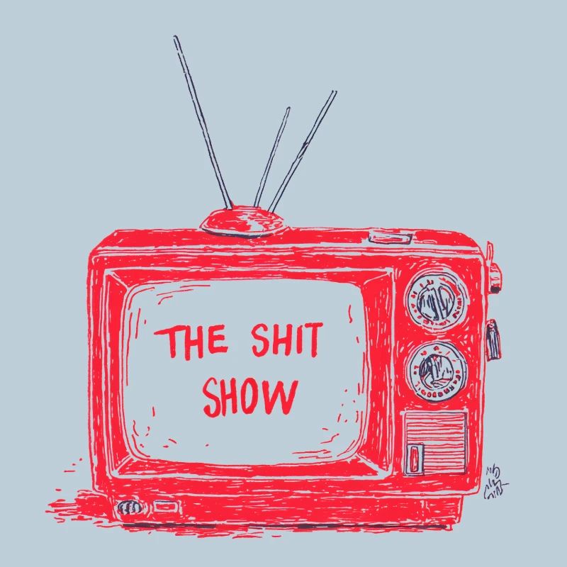 Red Retro TV Show Design