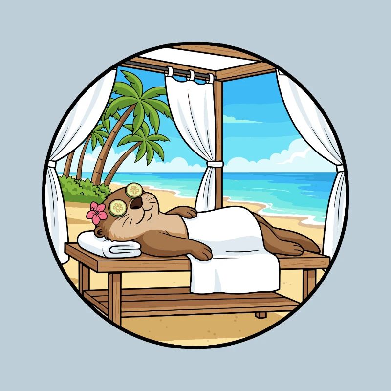 Spa de plage Loutre Art relaxant