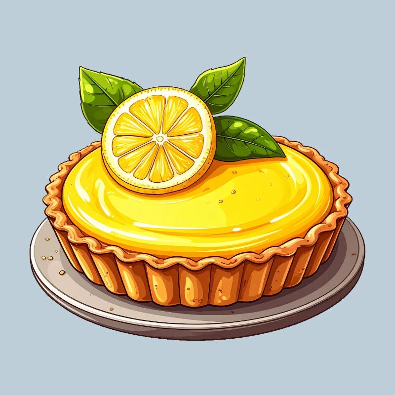 Kuchen mit Zitrone