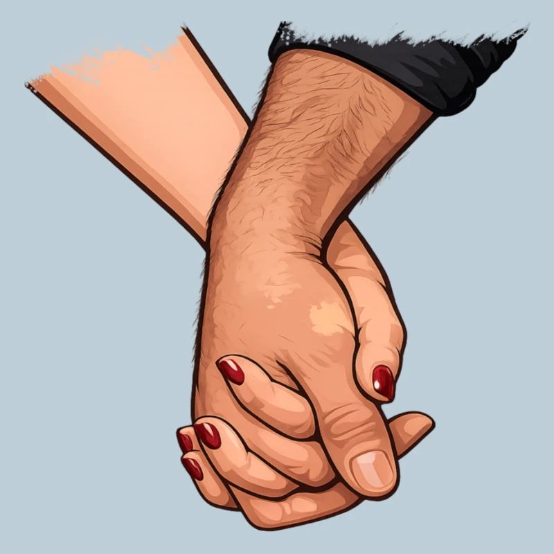 Holding hands Connected closeness