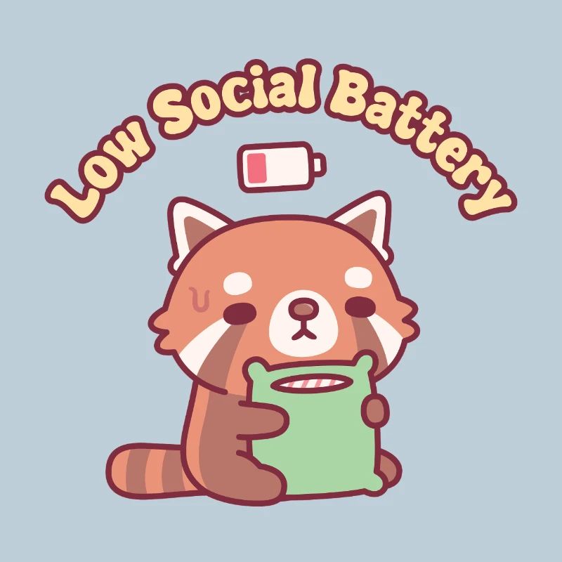 Cute Red Panda Born With Low Social Battery