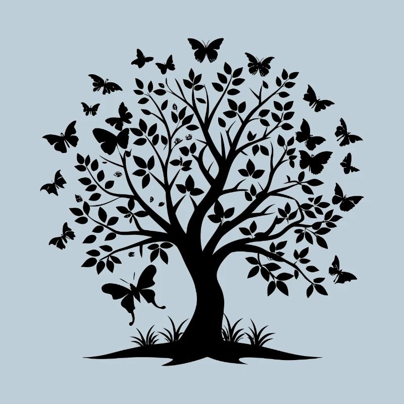 Beautiful Butterfly Tree