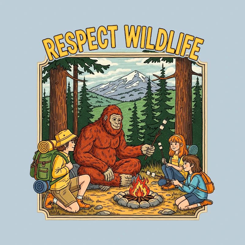 Respect de la faune, feu de camp Bigfoot