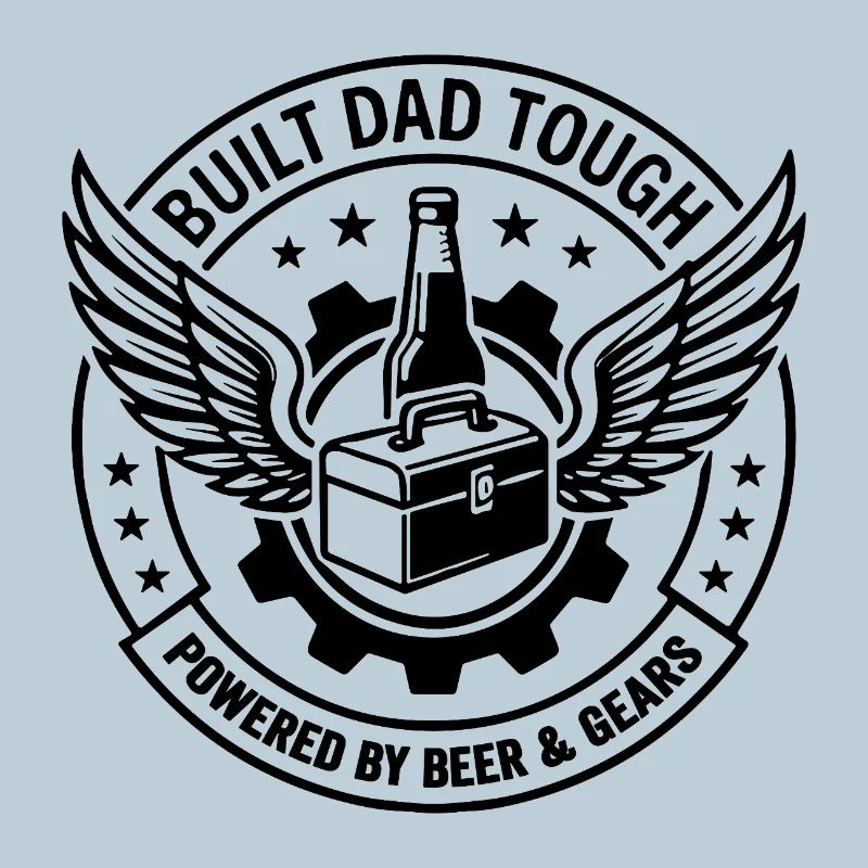 Built Dad Tough Vatertag Stärke