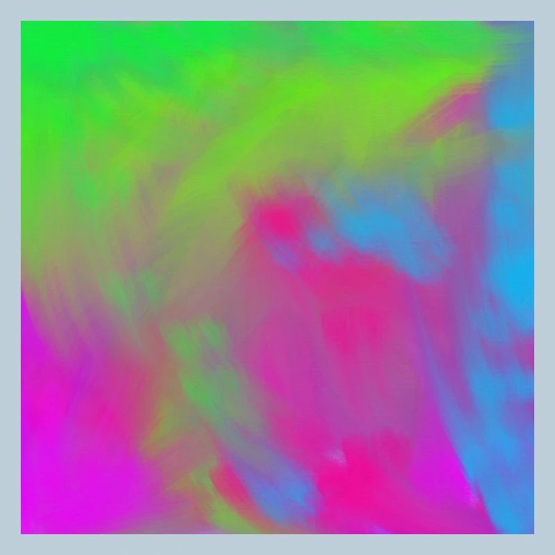 Vivid Neon Tie-Dye Gradient Burst