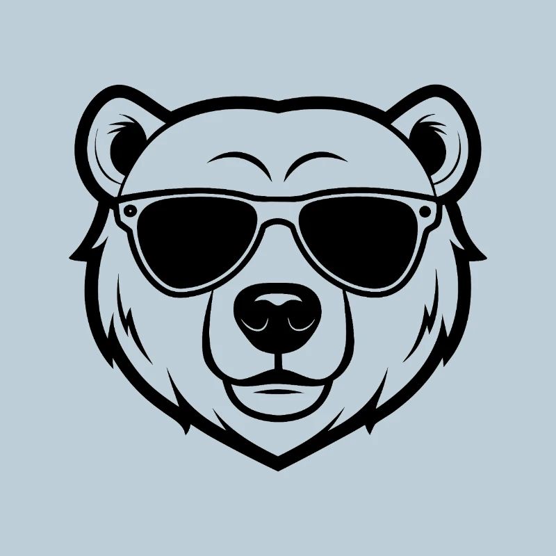 Polar bear face