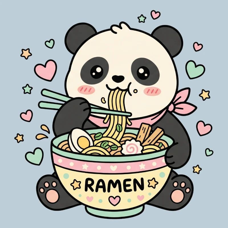 Kawaii Panda Ramen
