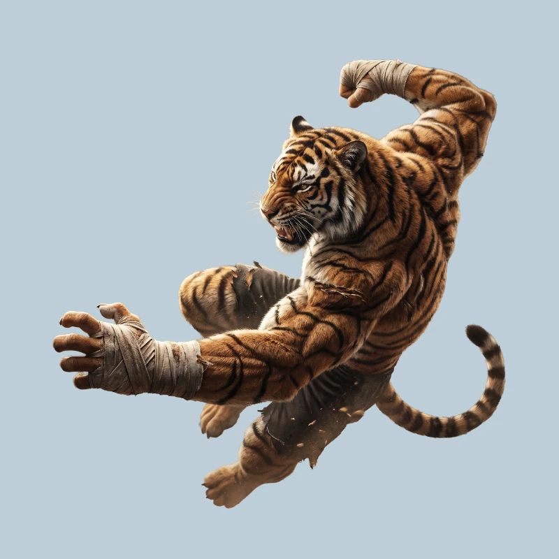 Leaping Tiger