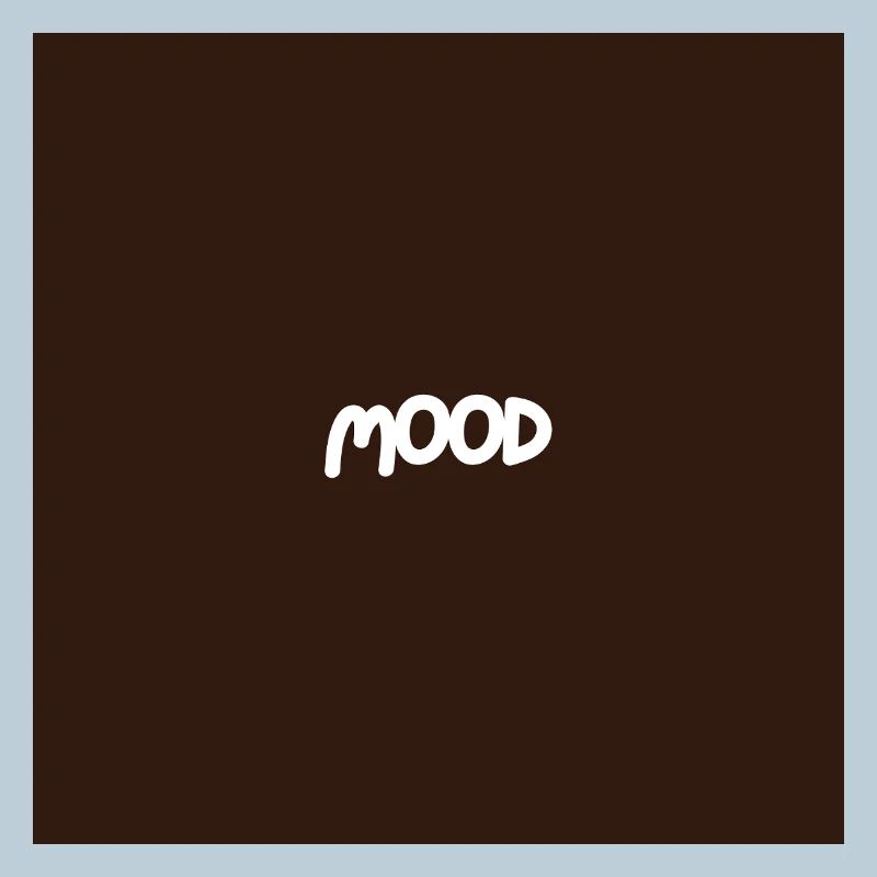 "MOOD" Grafik-T-Design