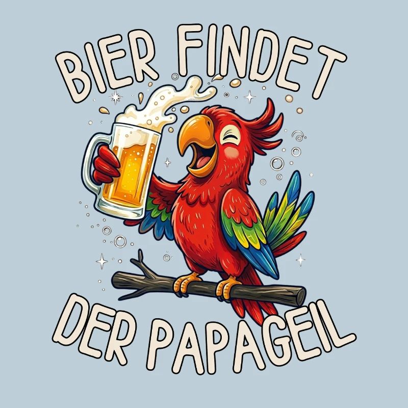 Bier findet Papageil