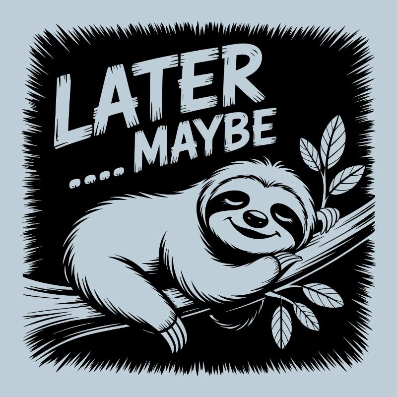 Funny sloth - maybe later