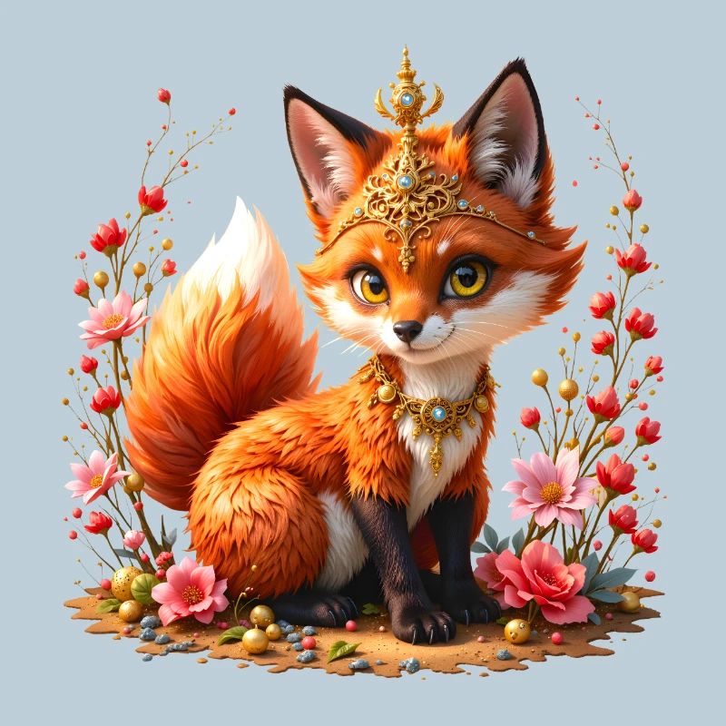 Fox Floral Jewelry