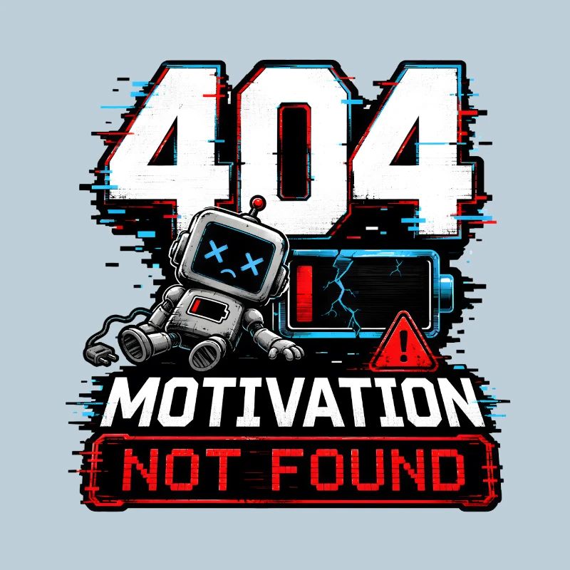 404 Motivation Not Found Roboter
