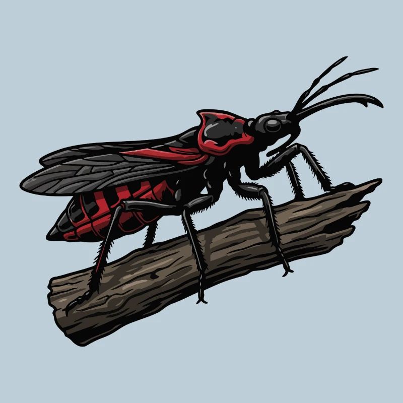 Punaise Assassin Bug Chasseur Red Strike Tattoo