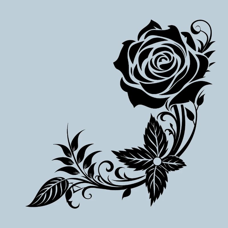 Decorative Rose Corner