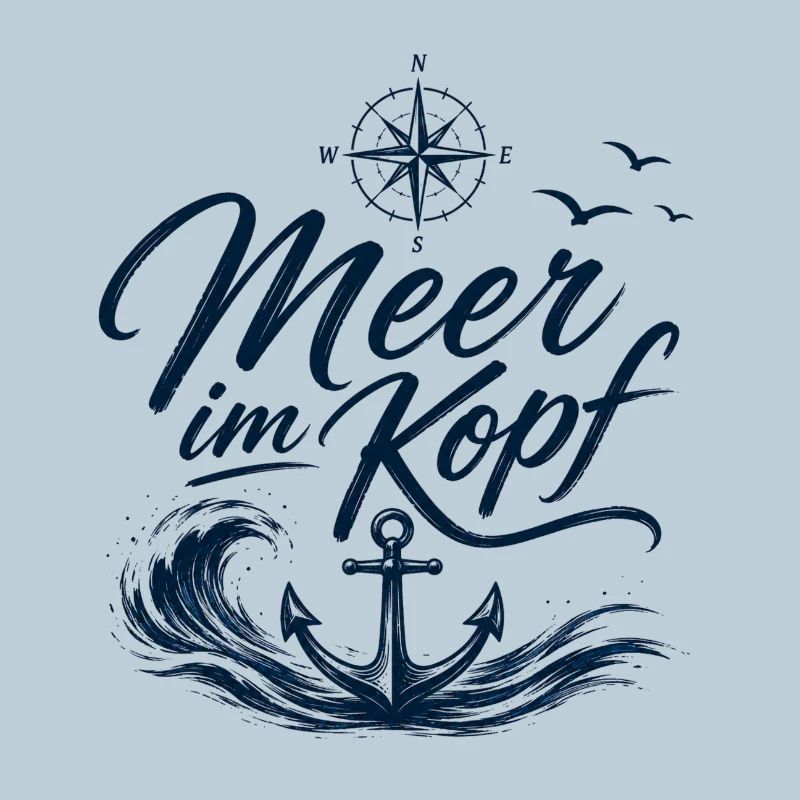 Meer im Kopf- Maritime Mode mit Anker 