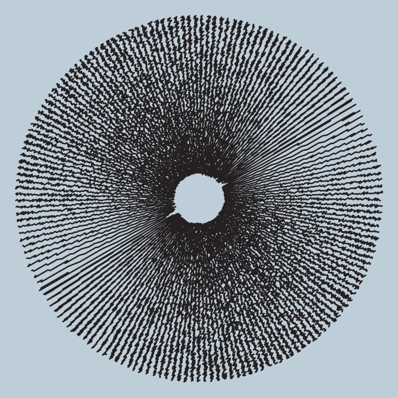 Radiales Sunburst-Ringmuster