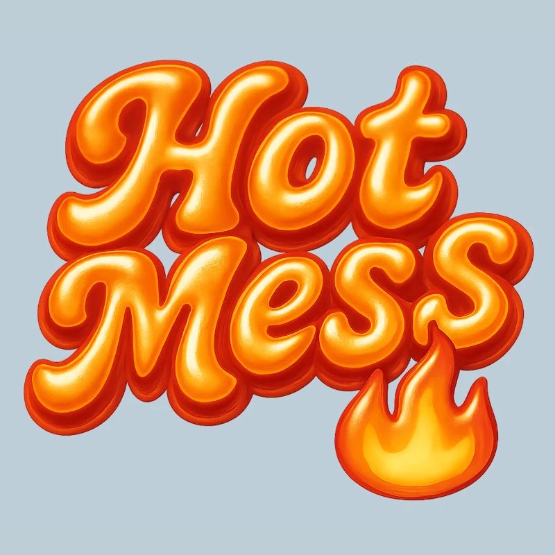 hot mess / y2k statement design