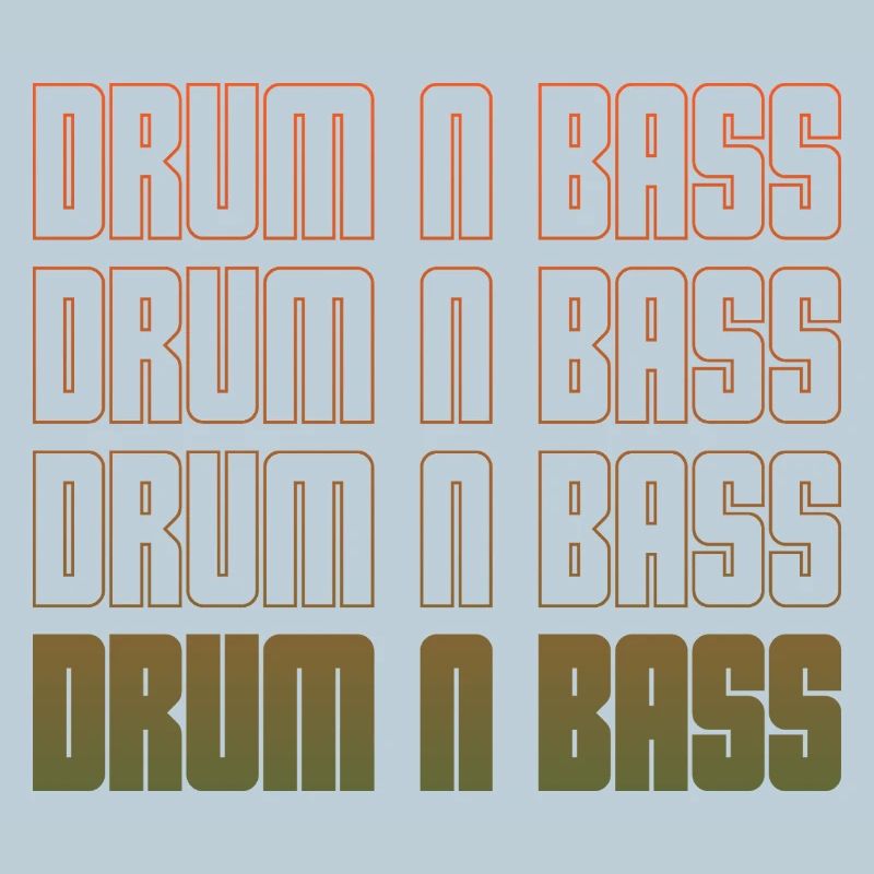 Drum N Bass Gradient Grid