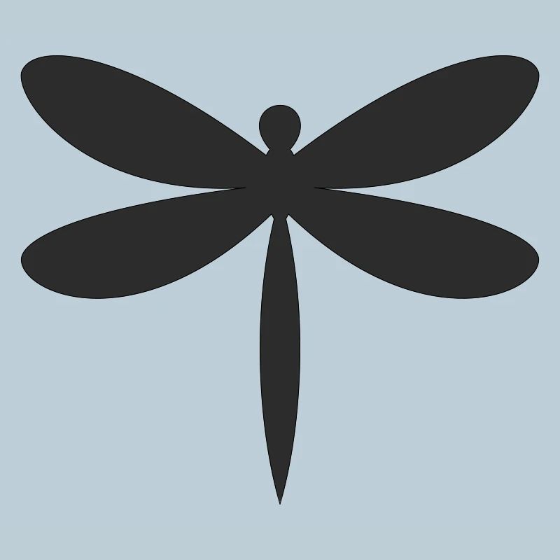 Libelle Silhouette 