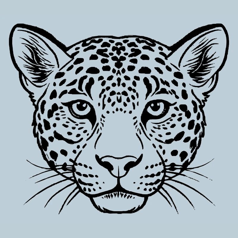 Leopard face