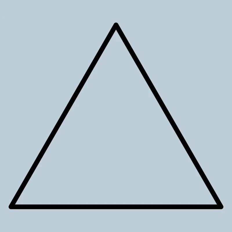 Symbol Dreieck gleichseitig