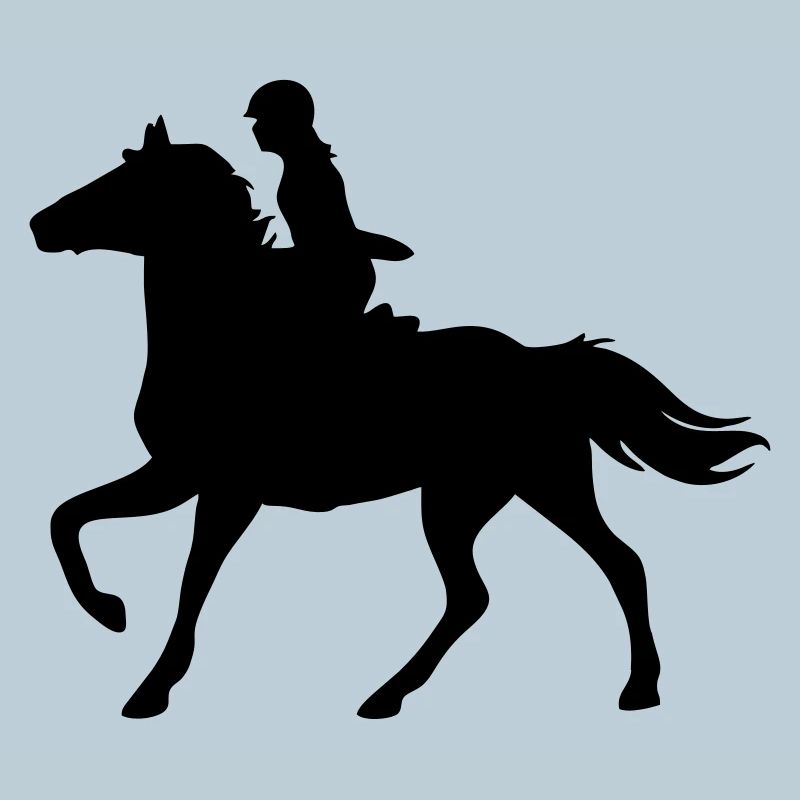 Mädchen mit Pferd