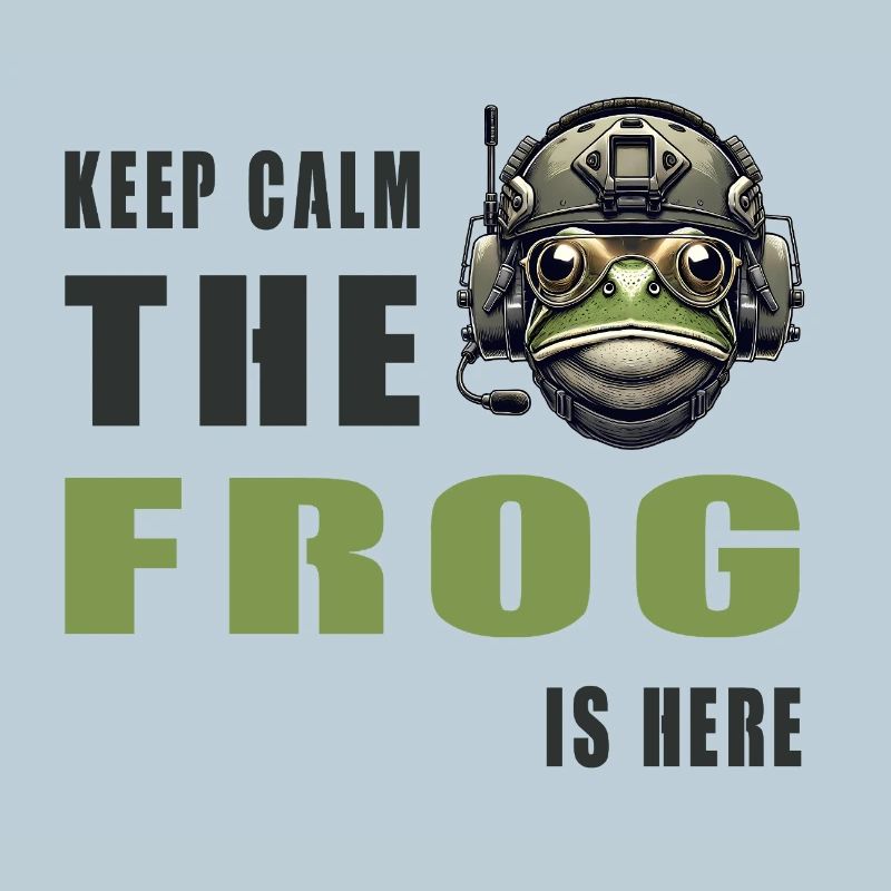 Kampffrosch – Keep Calm Style