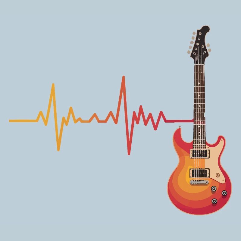 Heartbeat Guitar Gradient