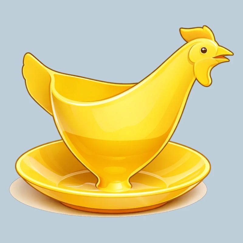 Yellow GDR egg cup, Ostalgie