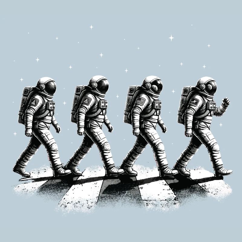 Exploration spatiale des astronautes marchants